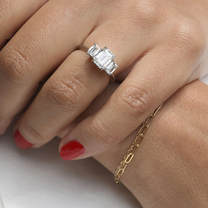 6 Alternative Emerald Cut Engagement Ring Ideas - Rachel Boston Jewellery