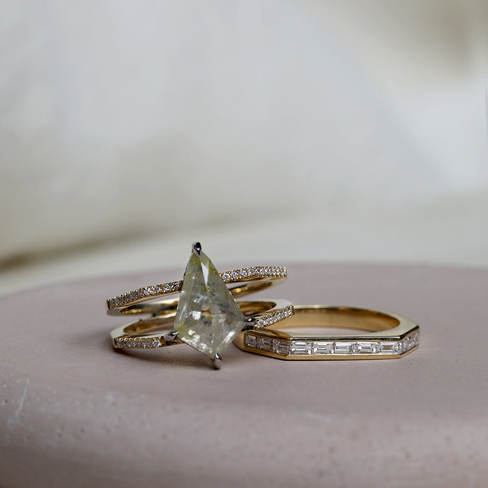 How to Pair: Double Band Engagement Rings - Rachel Boston Jewellery