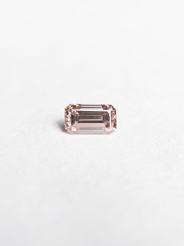 0.12ct 3.42x1.96x1.76mm VS1 Fancy Intense Orangy Pink Cut Corner Rectangle Step Cut 24108-01 - Rachel Boston Jewellery