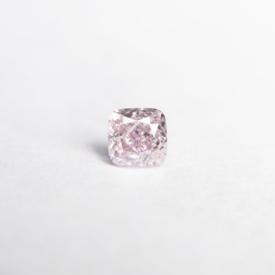 The 0.21ct 3.09x3.04x2.28mm GIA SI2 Fancy Purplish Pink Cushion Brilliant 🇦🇺 24097-01 by East London jeweller Rachel Boston | Discover our collections of unique and timeless engagement rings, wedding rings, and modern fine jewellery. - Rachel Boston Jewellery