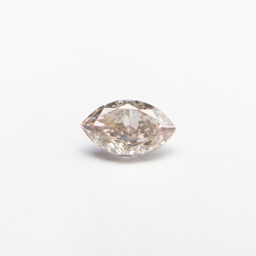 The 0.32ct 5.87x3.48x2.06mm SI1 Fancy Pink Marquise Brilliant 24107-01 by East London jeweller Rachel Boston | Discover our collections of unique and timeless engagement rings, wedding rings, and modern fine jewellery. - Rachel Boston Jewellery