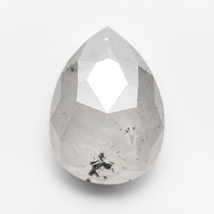 The 3.88ct 12.08x8.74x4.22mm Pear Double Cut 18386-20 by East London jeweller Rachel Boston | Discover our collections of unique and timeless engagement rings, wedding rings, and modern fine jewellery. - Rachel Boston Jewellery