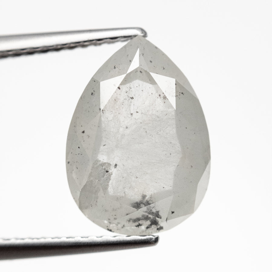 The 3.88ct 12.08x8.74x4.22mm Pear Double Cut 18386-20 by East London jeweller Rachel Boston | Discover our collections of unique and timeless engagement rings, wedding rings, and modern fine jewellery. - Rachel Boston Jewellery