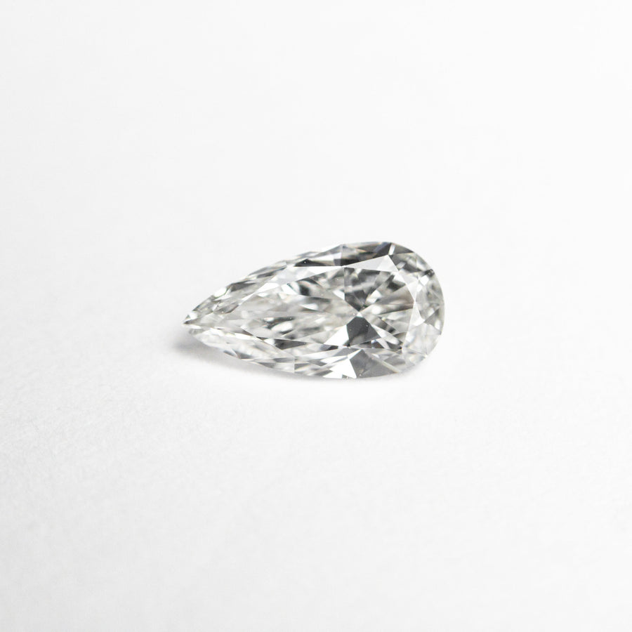 The 0.34ct 6.84x3.51x2.13mm VS1 F Pear Brilliant 19438-26 by East London jeweller Rachel Boston | Discover our collections of unique and timeless engagement rings, wedding rings, and modern fine jewellery. - Rachel Boston Jewellery