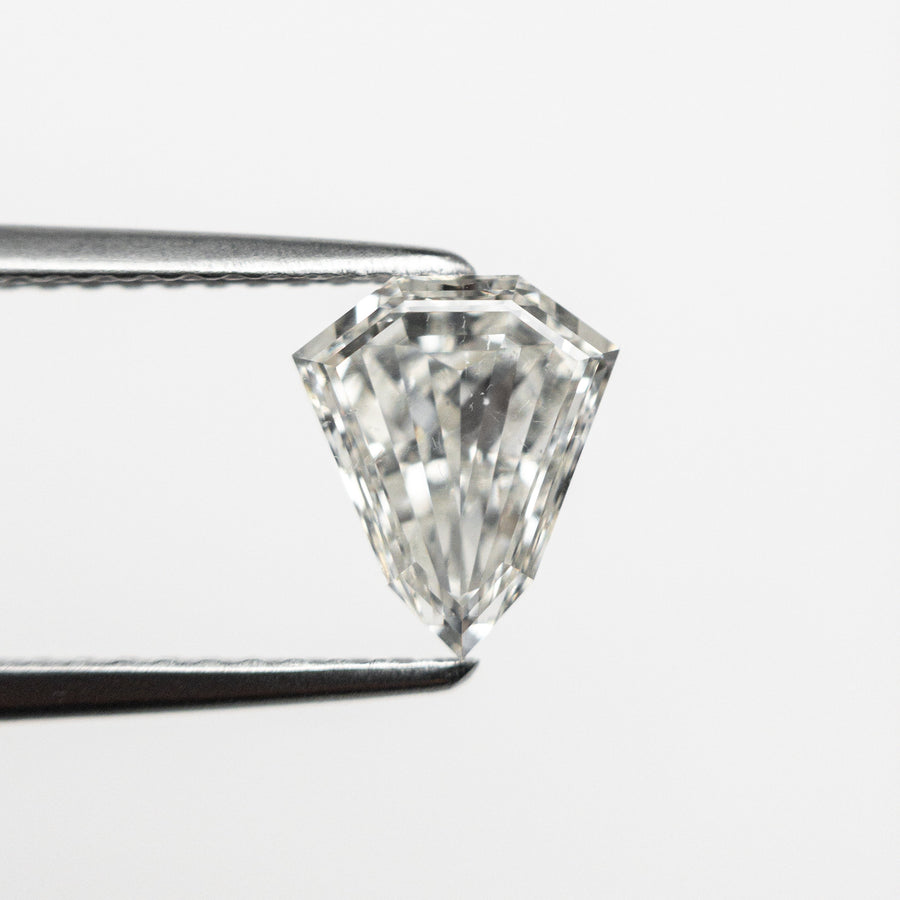 The 1.09ct 7.76x6.65x3.18mm SI2 H Shield Step Cut 19492-01 by East London jeweller Rachel Boston | Discover our collections of unique and timeless engagement rings, wedding rings, and modern fine jewellery. - Rachel Boston Jewellery