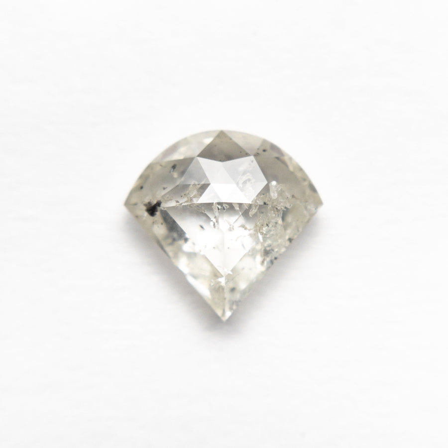 The 1.50ct 8.37x8.06x3.28mm Fan Double Cut 19617-14 by East London jeweller Rachel Boston | Discover our collections of unique and timeless engagement rings, wedding rings, and modern fine jewellery. - Rachel Boston Jewellery