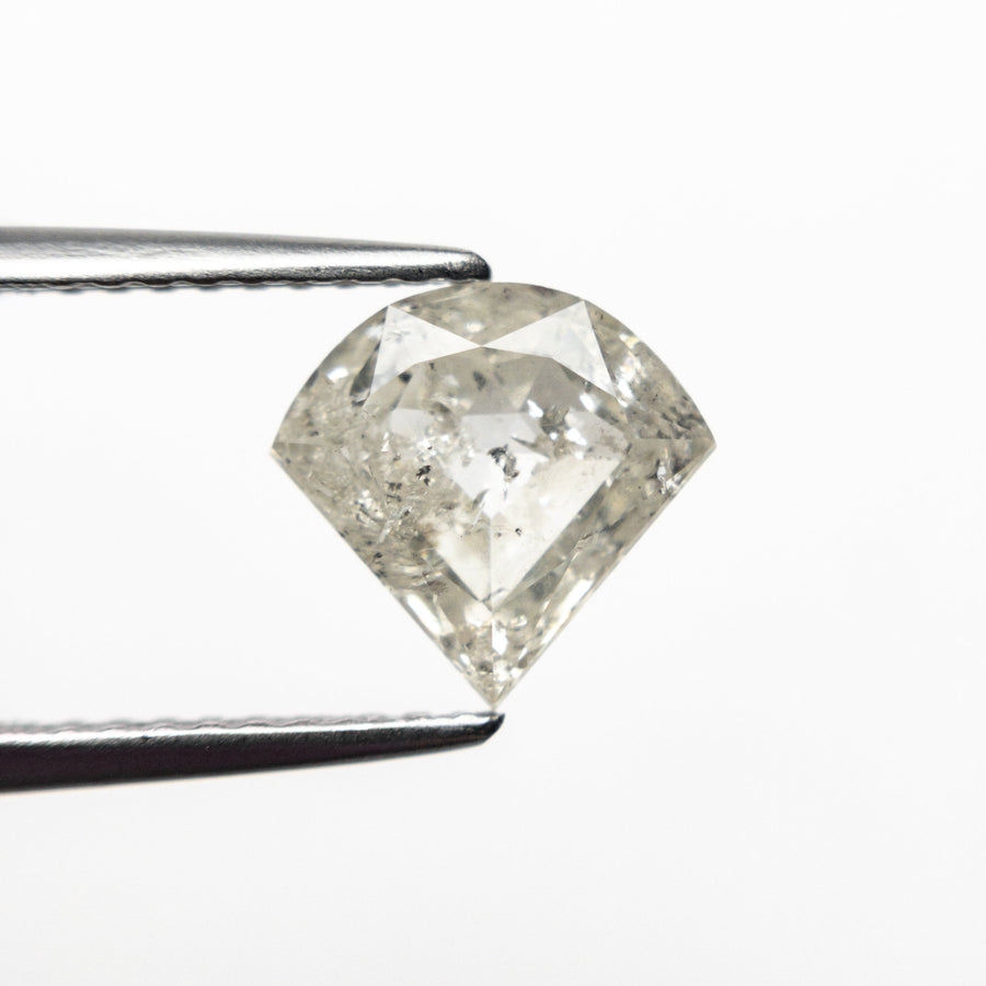 The 1.50ct 8.37x8.06x3.28mm Fan Double Cut 19617-14 by East London jeweller Rachel Boston | Discover our collections of unique and timeless engagement rings, wedding rings, and modern fine jewellery. - Rachel Boston Jewellery