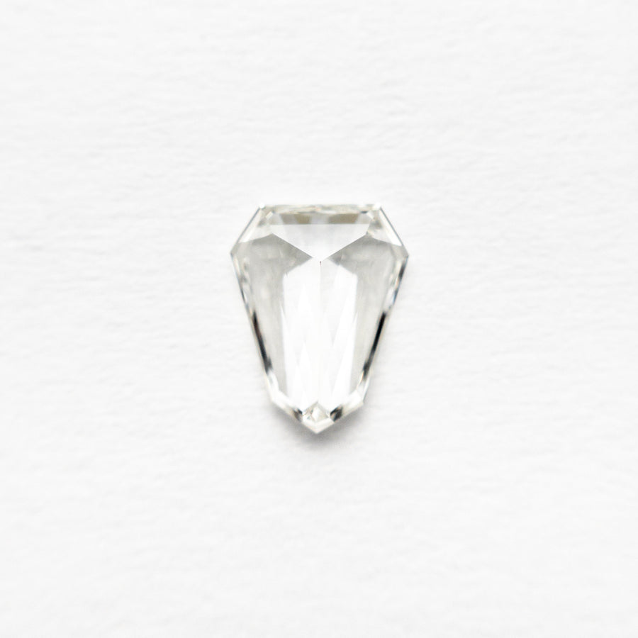 The 0.43ct 6.63x5.17x1.84mm VVS G Shield Step Cut 19655-01 by East London jeweller Rachel Boston | Discover our collections of unique and timeless engagement rings, wedding rings, and modern fine jewellery. - Rachel Boston Jewellery