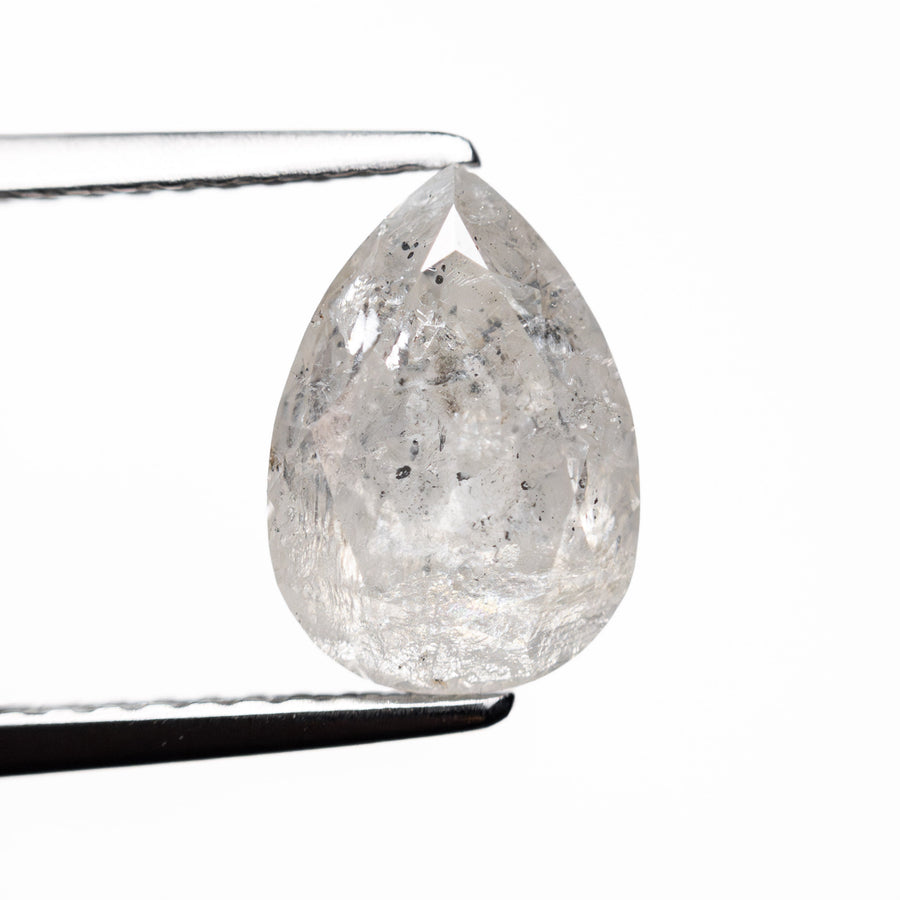 The 2.55ct 9.64x6.75x4.59mm Pear Double Cut 19754-07 by East London jeweller Rachel Boston | Discover our collections of unique and timeless engagement rings, wedding rings, and modern fine jewellery. - Rachel Boston Jewellery