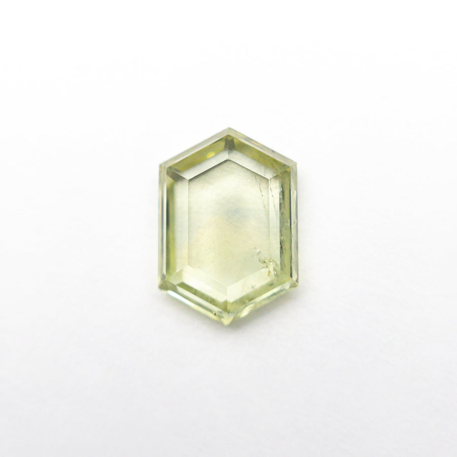 The 1.47ct 8.55x6.07x2.35mm Hexagon Portrait Cut Sapphire 22434-133 by East London jeweller Rachel Boston | Discover our collections of unique and timeless engagement rings, wedding rings, and modern fine jewellery. - Rachel Boston Jewellery