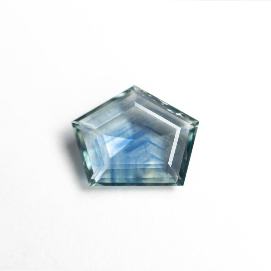 The 1.55ct 8.94x7.09x2.63mm Pentagon Rosecut Sapphire 22434-48 by East London jeweller Rachel Boston | Discover our collections of unique and timeless engagement rings, wedding rings, and modern fine jewellery. - Rachel Boston Jewellery