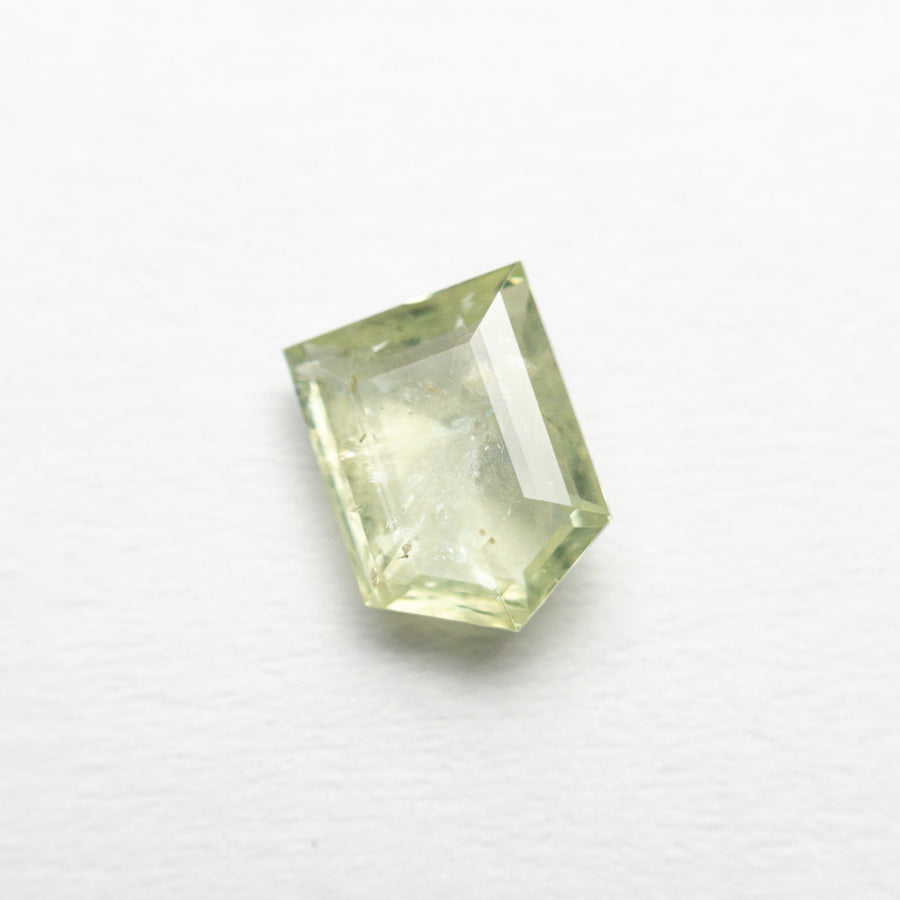The 1.00ct 6.48x4.85x2.63mm Shield Double Cut Sapphire 22434-86 by East London jeweller Rachel Boston | Discover our collections of unique and timeless engagement rings, wedding rings, and modern fine jewellery. - Rachel Boston Jewellery