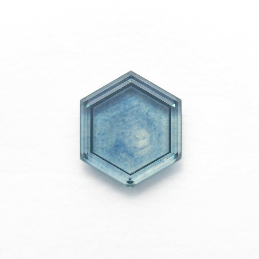 1.57ct 8.15x7.10x2.20mm Hexagon Portrait Cut Sapphire 23474-60 - Rachel Boston Jewellery