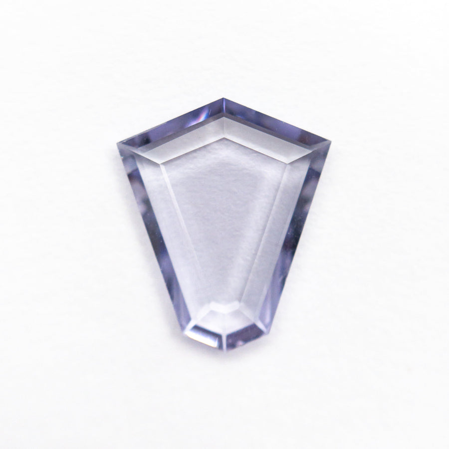 The 1.43ct 10.62x9.00x1.56mm Shield Portrait Cut Sapphire 23794-03 by East London jeweller Rachel Boston | Discover our collections of unique and timeless engagement rings, wedding rings, and modern fine jewellery. - Rachel Boston Jewellery