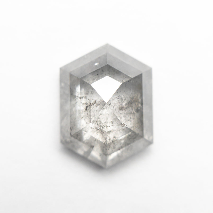 The 3.75ct 11.28x8.38x4.62mm Hexagon Step Cut 23841-07 by East London jeweller Rachel Boston | Discover our collections of unique and timeless engagement rings, wedding rings, and modern fine jewellery. - Rachel Boston Jewellery