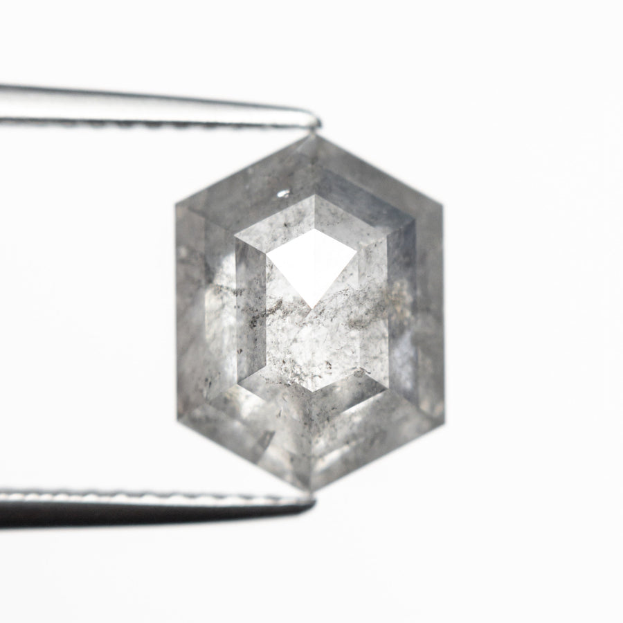 The 3.75ct 11.28x8.38x4.62mm Hexagon Step Cut 23841-07 by East London jeweller Rachel Boston | Discover our collections of unique and timeless engagement rings, wedding rings, and modern fine jewellery. - Rachel Boston Jewellery
