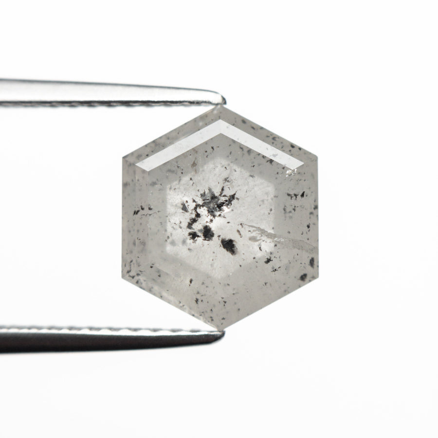 The 3.59ct 9.88x8.59x4.71mm Hexagon Step Cut 23841-08 by East London jeweller Rachel Boston | Discover our collections of unique and timeless engagement rings, wedding rings, and modern fine jewellery. - Rachel Boston Jewellery
