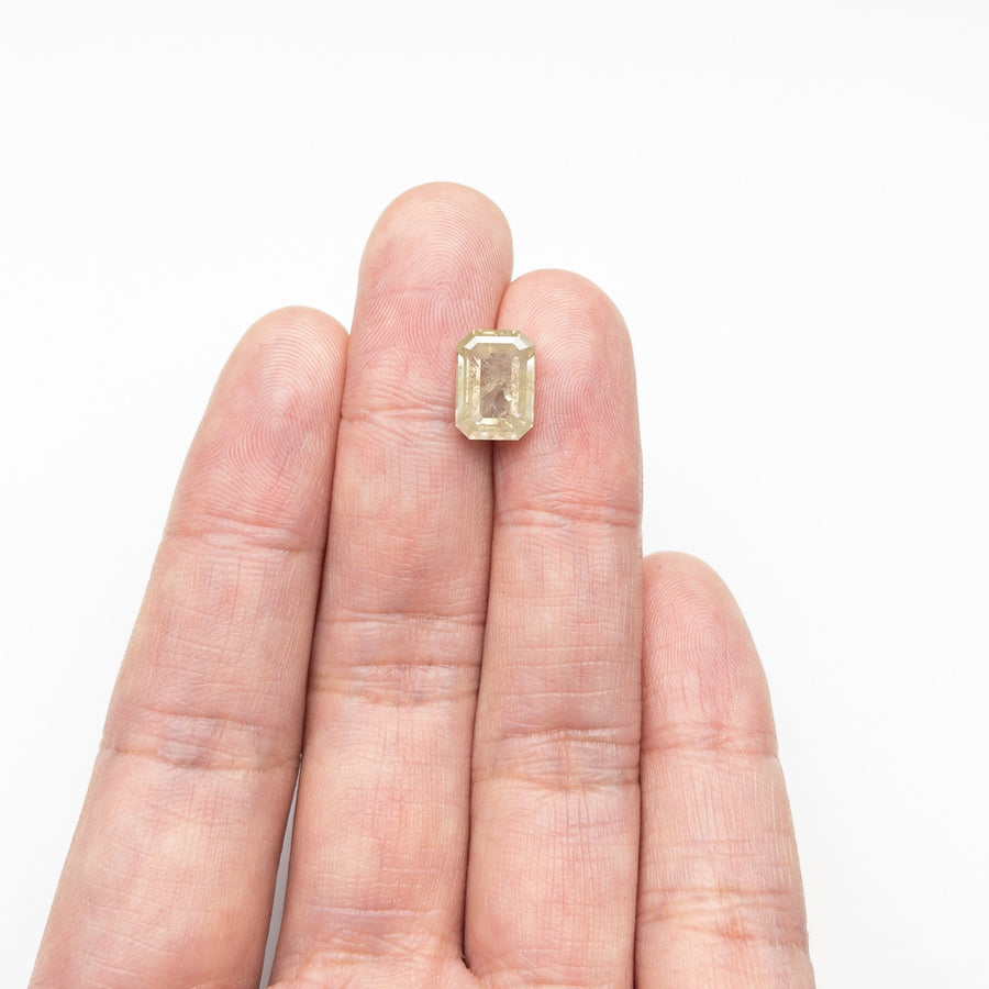 The 3.81ct 10.69x7.66x4.18mm Cut Corner Rectangle Step Cut 23841-09 by East London jeweller Rachel Boston | Discover our collections of unique and timeless engagement rings, wedding rings, and modern fine jewellery. - Rachel Boston Jewellery