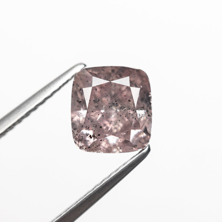The 2.03ct 7.11x6.65x4.61mm GIA I2 Fancy Brownish Purplish Pink Cushion Brilliant 23911-01 by East London jeweller Rachel Boston | Discover our collections of unique and timeless engagement rings, wedding rings, and modern fine jewellery. - Rachel Boston Jewellery
