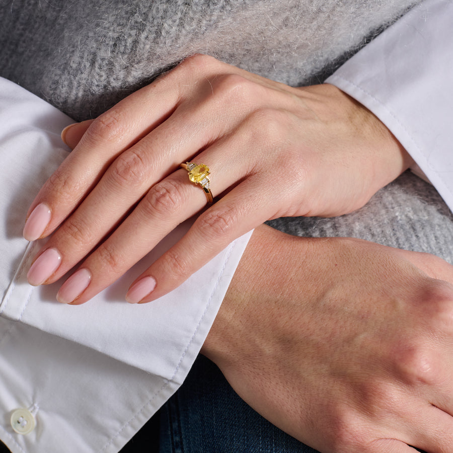The X - Solari Ring by East London jeweller Rachel Boston | Discover our collections of unique and timeless engagement rings, wedding rings, and modern fine jewellery. - Rachel Boston Jewellery