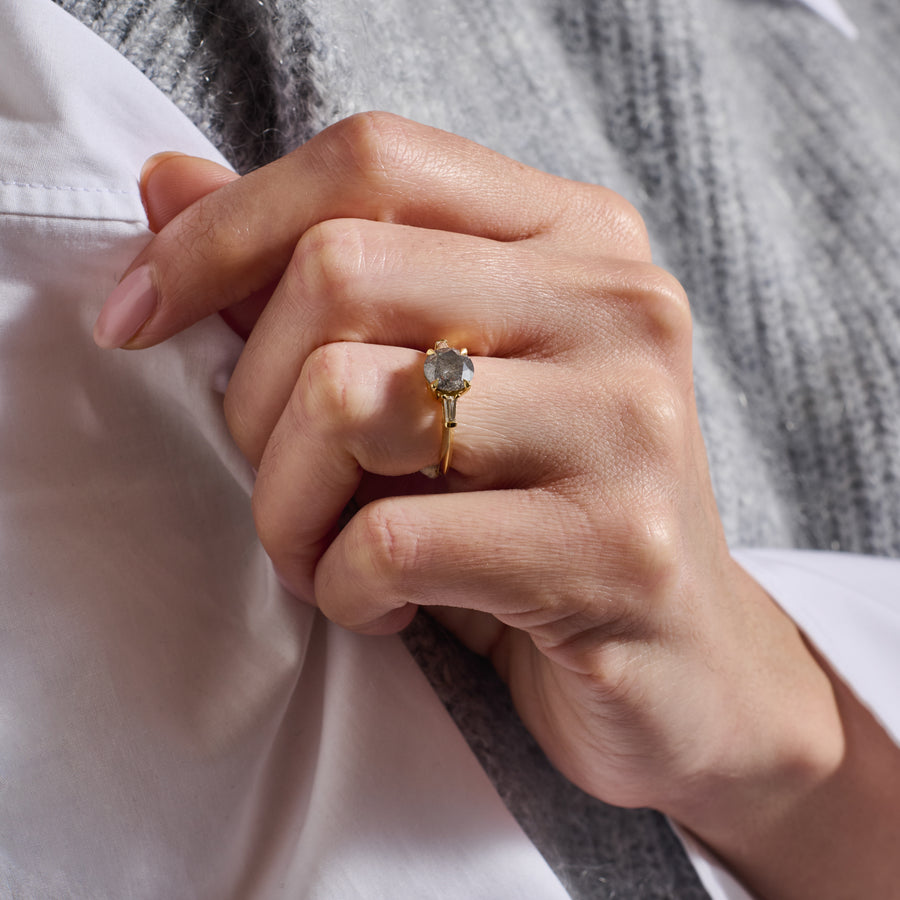 The Ariel Ring by East London jeweller Rachel Boston | Discover our collections of unique and timeless engagement rings, wedding rings, and modern fine jewellery. - Rachel Boston Jewellery