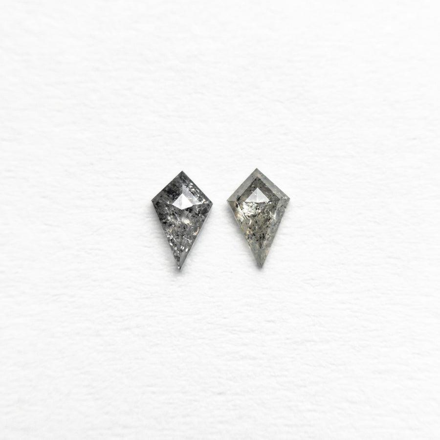 The 0.13cttw 2pc 4.00x2.43x1.09mm 3.92x2.51x1.21mm Kite Rosecut Matching Pair 24648-01 by East London jeweller Rachel Boston | Discover our collections of unique and timeless engagement rings, wedding rings, and modern fine jewellery. - Rachel Boston Jewellery