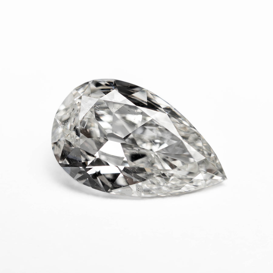 The 1.51ct 10.68x6.68x3.24mm GIA SI2 G Modern Antique Pear Brilliant 25086-01 by East London jeweller Rachel Boston | Discover our collections of unique and timeless engagement rings, wedding rings, and modern fine jewellery. - Rachel Boston Jewellery