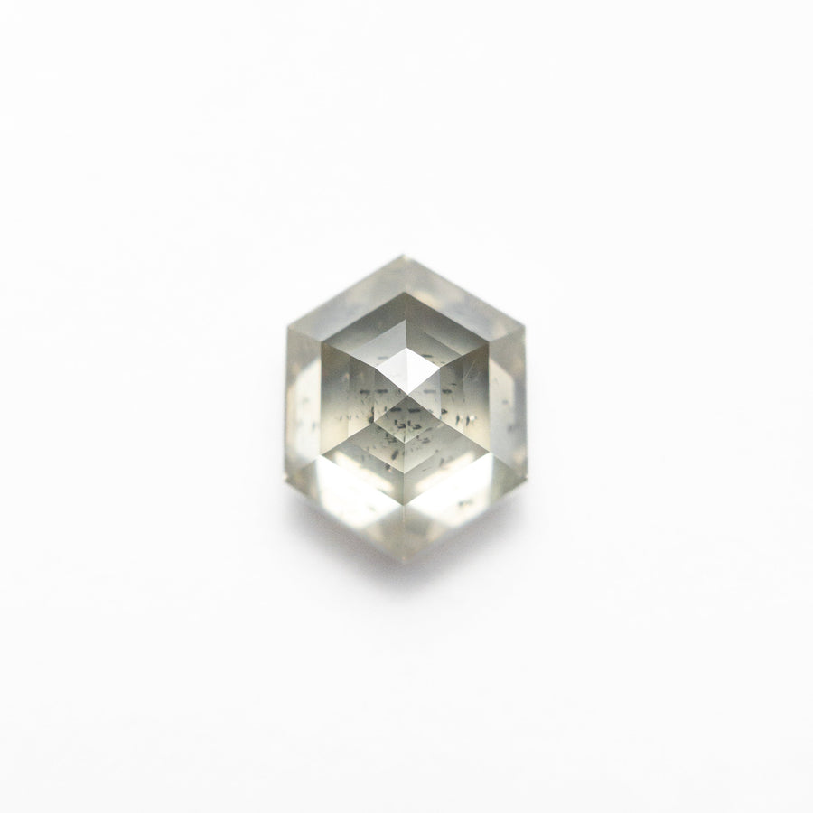 The 1.66ct 7.65x6.06x4.36mm Hexagon Step Cut 25455-04 by East London jeweller Rachel Boston | Discover our collections of unique and timeless engagement rings, wedding rings, and modern fine jewellery. - Rachel Boston Jewellery