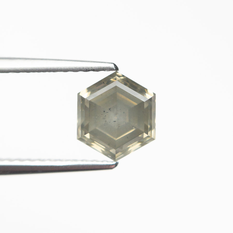 The 1.59ct 7.54x6.54x4.31mm Hexagon Step Cut 25455-10 by East London jeweller Rachel Boston | Discover our collections of unique and timeless engagement rings, wedding rings, and modern fine jewellery. - Rachel Boston Jewellery