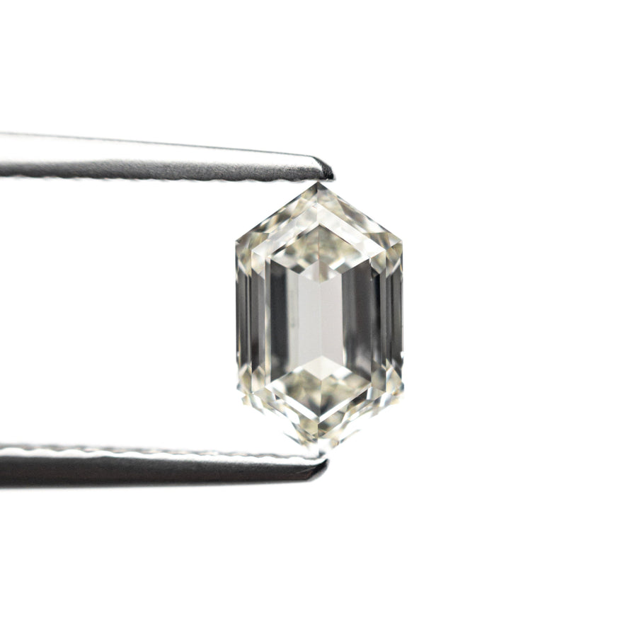 The 1.00ct 7.97x4.86x3.09mm GIA Internally Flawless K Hexagon Step Cut 25803-06 by East London jeweller Rachel Boston | Discover our collections of unique and timeless engagement rings, wedding rings, and modern fine jewellery. - Rachel Boston Jewellery