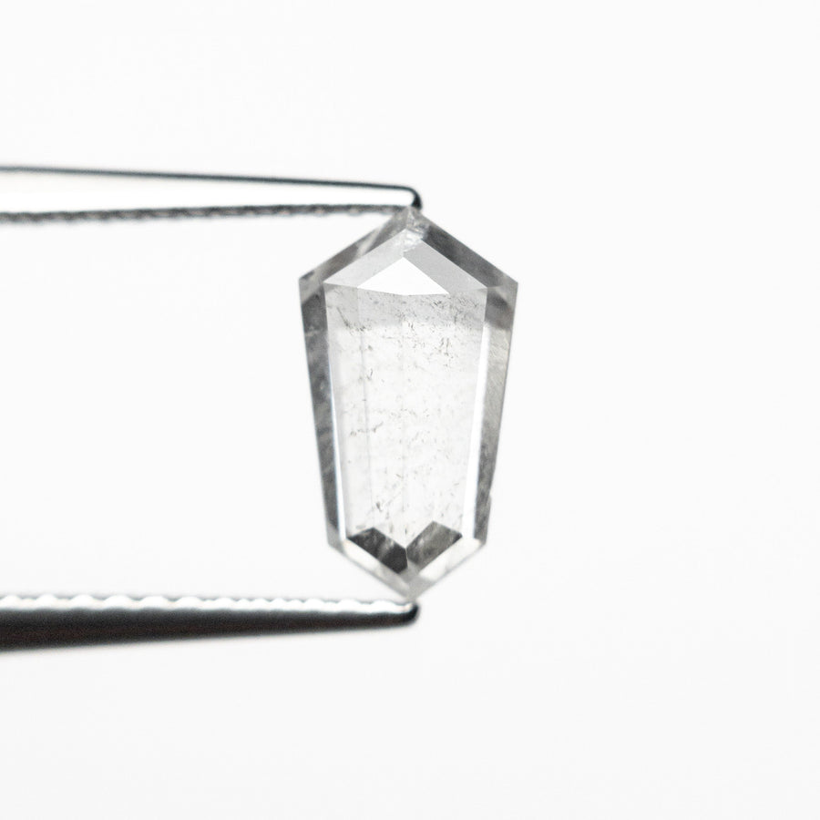 The 1.47ct 9.65x5.40x3.34mm Shield Step Cut 25807-34 by East London jeweller Rachel Boston | Discover our collections of unique and timeless engagement rings, wedding rings, and modern fine jewellery. - Rachel Boston Jewellery