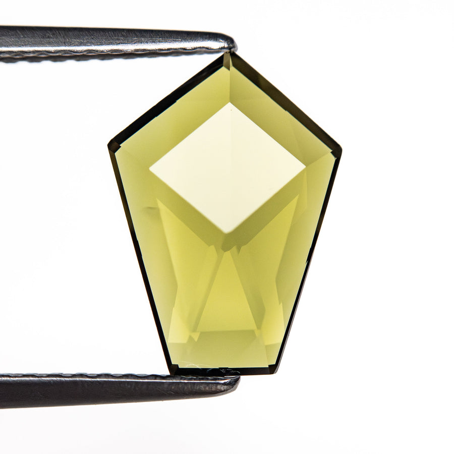 The 1.90ct 11.62x8.40x2.29mm Coffin Rosecut Sapphire 26327-11 by East London jeweller Rachel Boston | Discover our collections of unique and timeless engagement rings, wedding rings, and modern fine jewellery. - Rachel Boston Jewellery