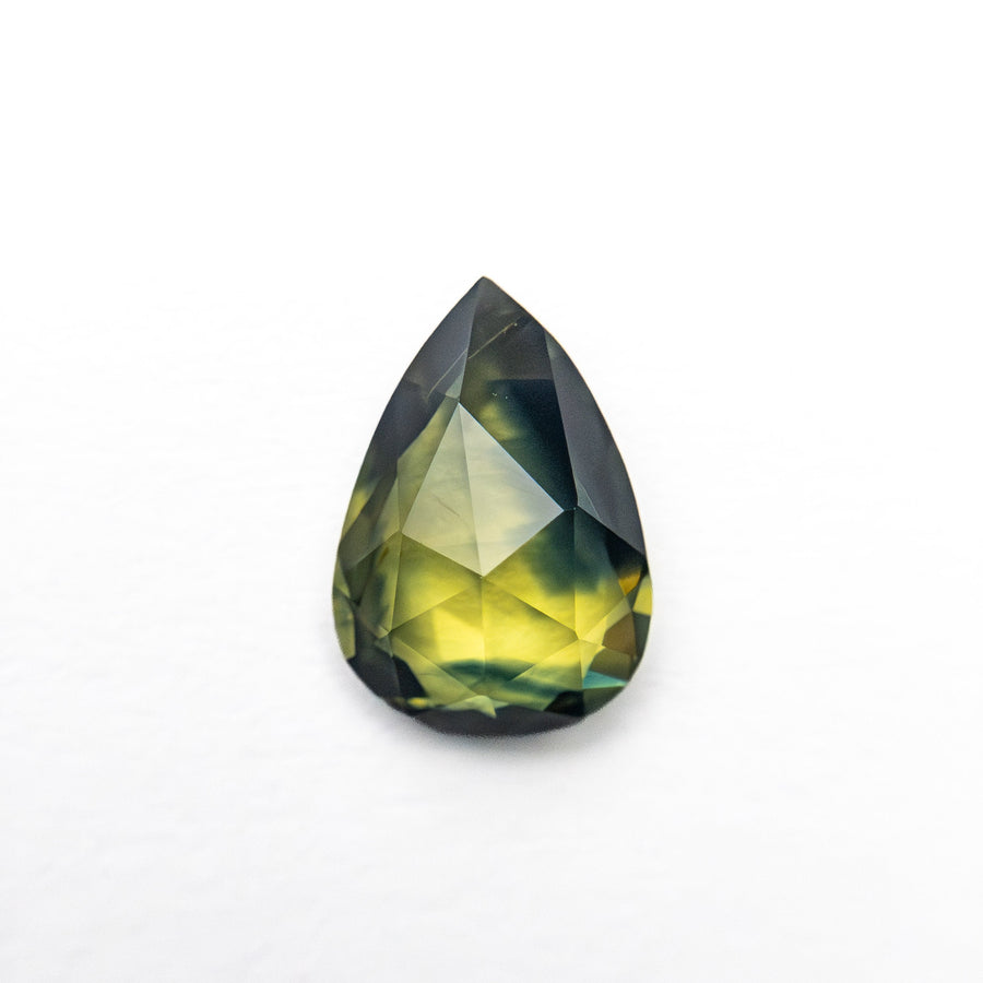 The 0.97ct 7.86x5.43x2.80mm Pear Rosecut Sapphire 26327-80 by East London jeweller Rachel Boston | Discover our collections of unique and timeless engagement rings, wedding rings, and modern fine jewellery. - Rachel Boston Jewellery