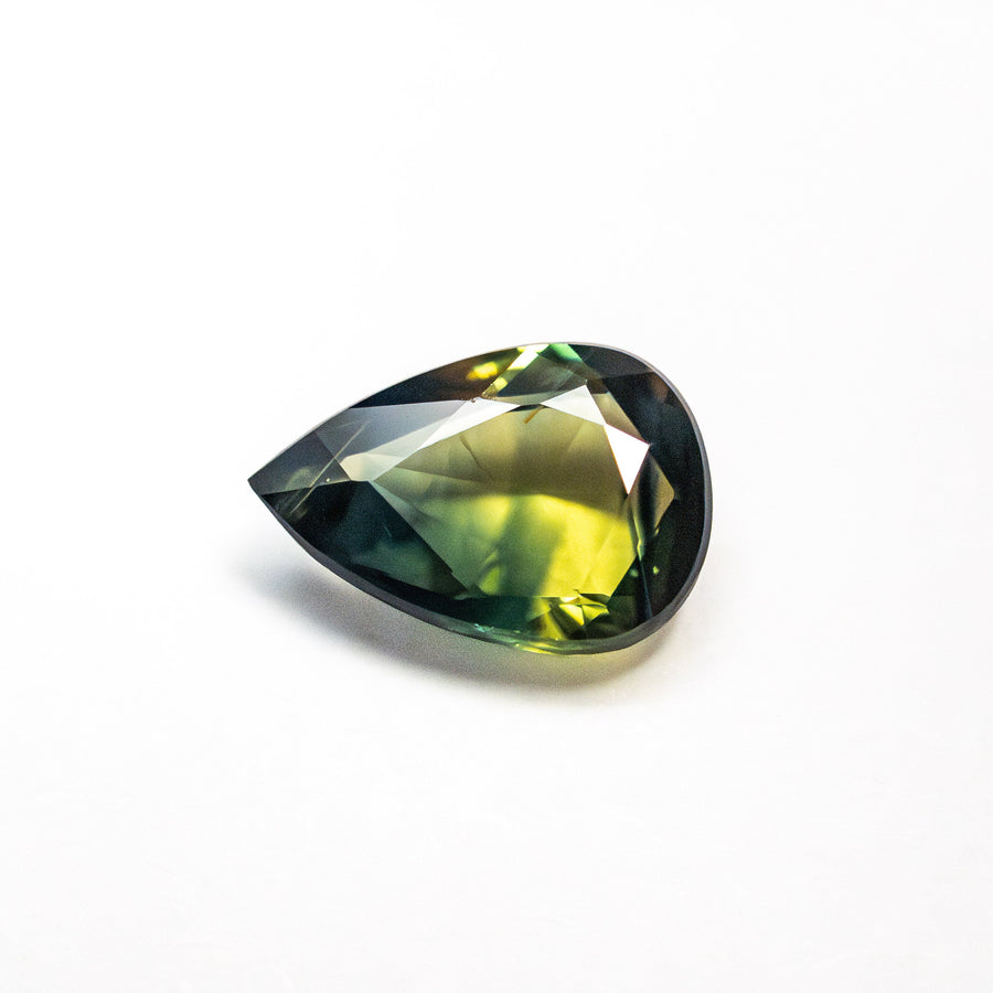 The 0.97ct 7.86x5.43x2.80mm Pear Rosecut Sapphire 26327-80 by East London jeweller Rachel Boston | Discover our collections of unique and timeless engagement rings, wedding rings, and modern fine jewellery. - Rachel Boston Jewellery