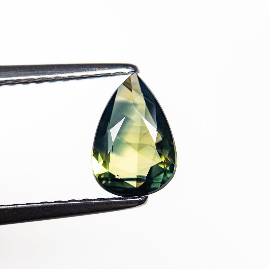 The 0.97ct 7.86x5.43x2.80mm Pear Rosecut Sapphire 26327-80 by East London jeweller Rachel Boston | Discover our collections of unique and timeless engagement rings, wedding rings, and modern fine jewellery. - Rachel Boston Jewellery