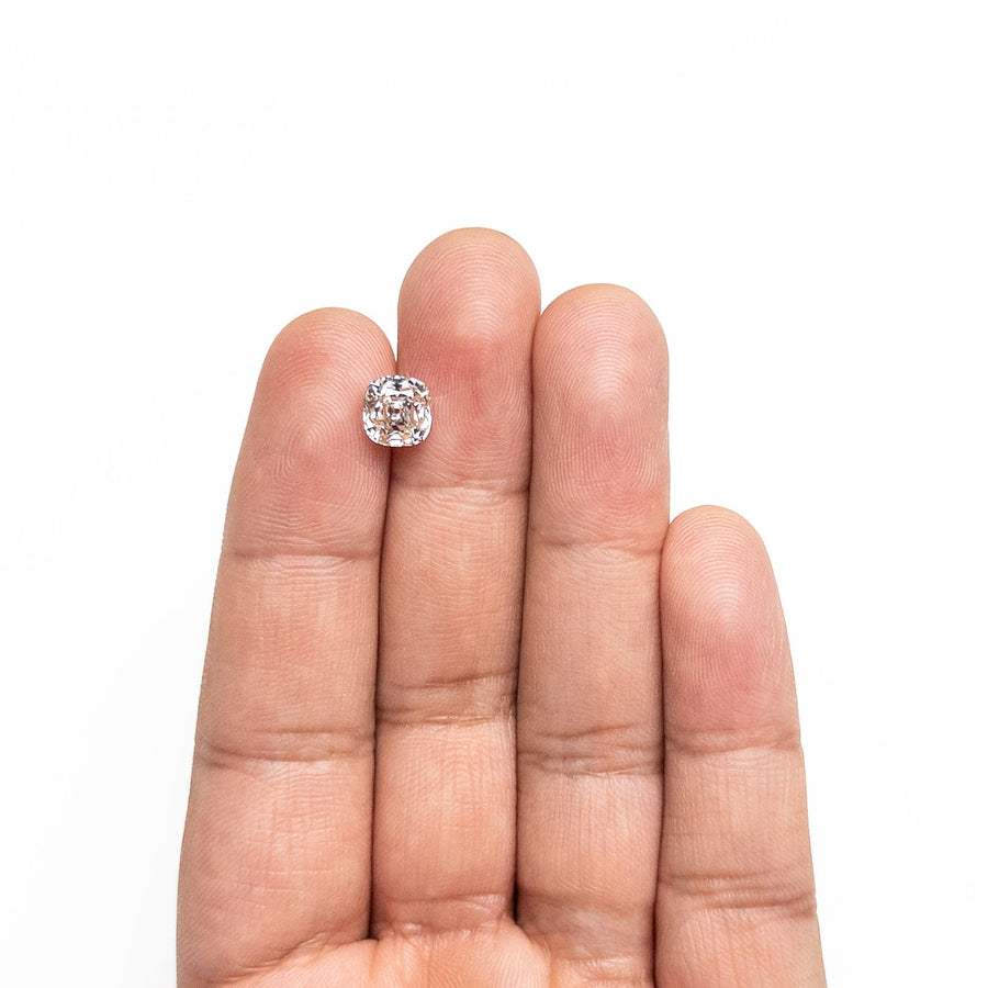 The 2.01ct 7.20x7.06x4.78mm SI2 L Modern Antique Old Mine Cut 🇨🇦 26834-01 by East London jeweller Rachel Boston | Discover our collections of unique and timeless engagement rings, wedding rings, and modern fine jewellery. - Rachel Boston Jewellery