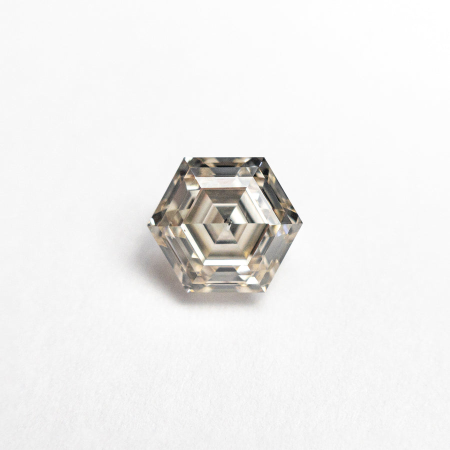 The 1.11ct 6.61x5.76x3.90mm SI2 O-P Hexagon Step Cut 🇨🇦 26849-01 by East London jeweller Rachel Boston | Discover our collections of unique and timeless engagement rings, wedding rings, and modern fine jewellery. - Rachel Boston Jewellery
