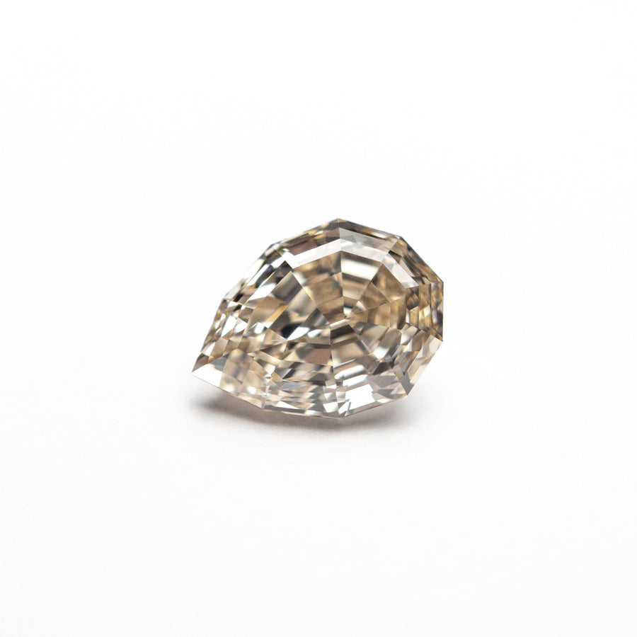 The 1.22ct 7.86x5.69x3.95mm VS2 C3 Geo Pear Step Cut 🇨🇦 26854-01 by East London jeweller Rachel Boston | Discover our collections of unique and timeless engagement rings, wedding rings, and modern fine jewellery. - Rachel Boston Jewellery