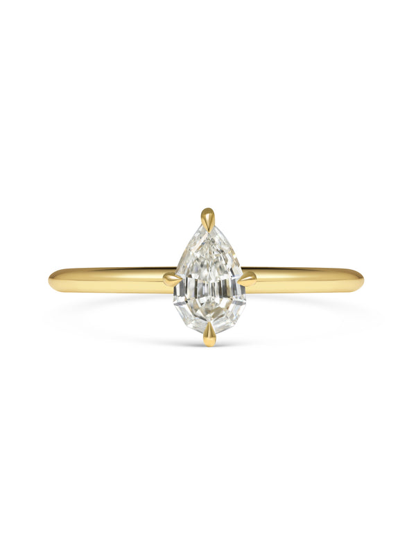 The Faye Ring by East London jeweller Rachel Boston | Discover our collections of unique and timeless engagement rings, wedding rings, and modern fine jewellery.