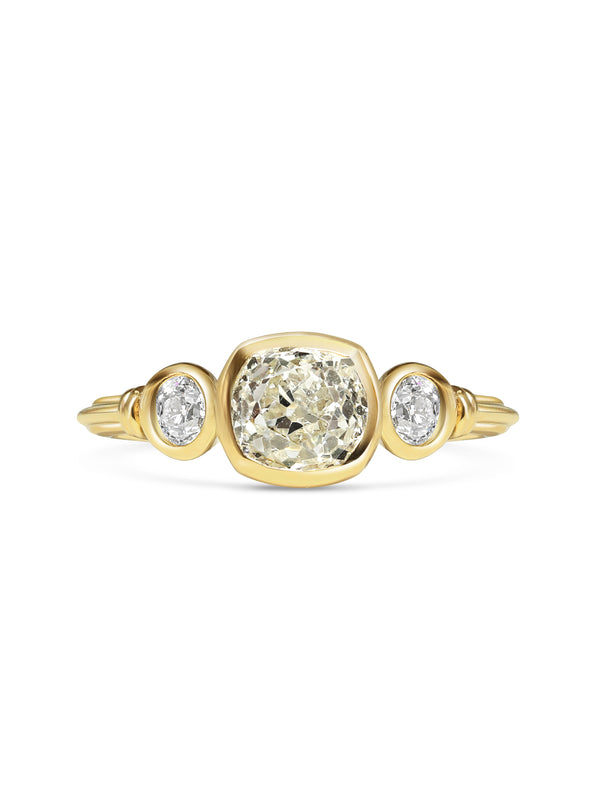 The AMBROSE Ring by East London jeweller Rachel Boston | Discover our collections of unique and timeless engagement rings, wedding rings, and modern fine jewellery.