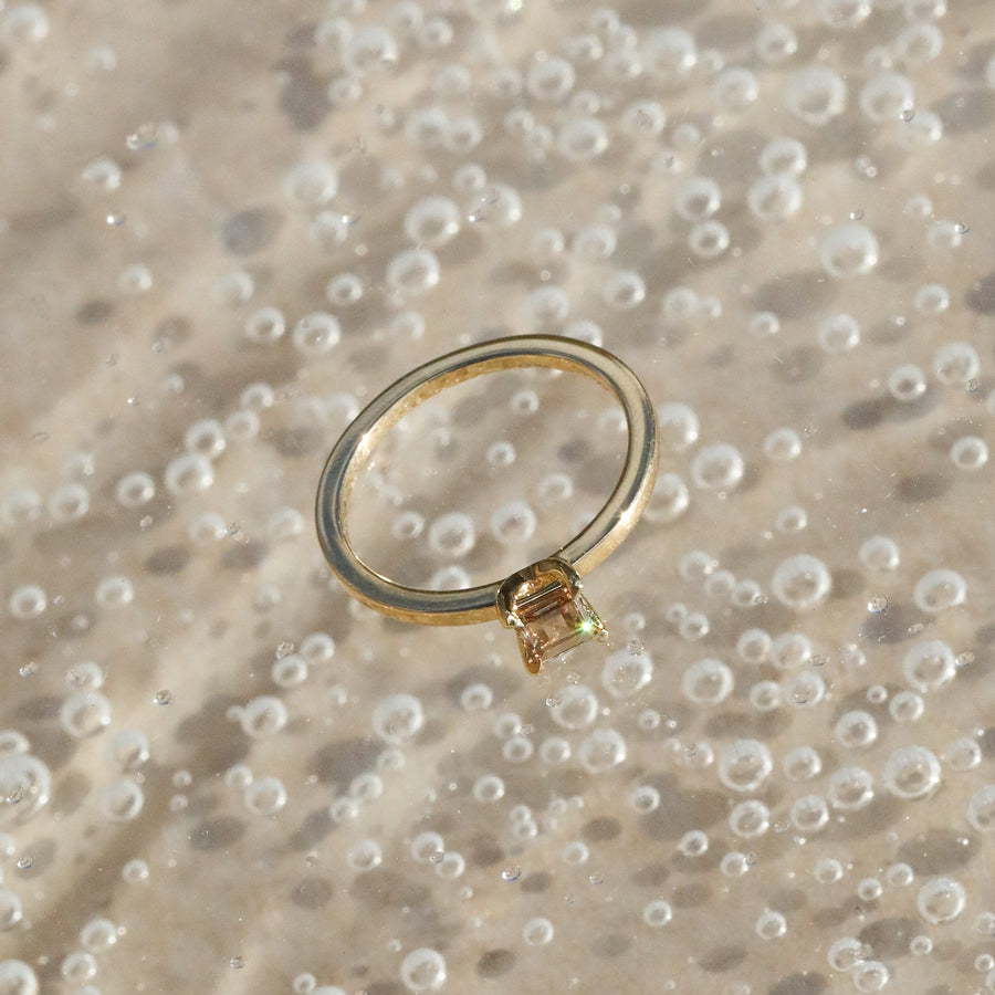 The X - Avize Ring by East London jeweller Rachel Boston | Discover our collections of unique and timeless engagement rings, wedding rings, and modern fine jewellery. - Rachel Boston Jewellery