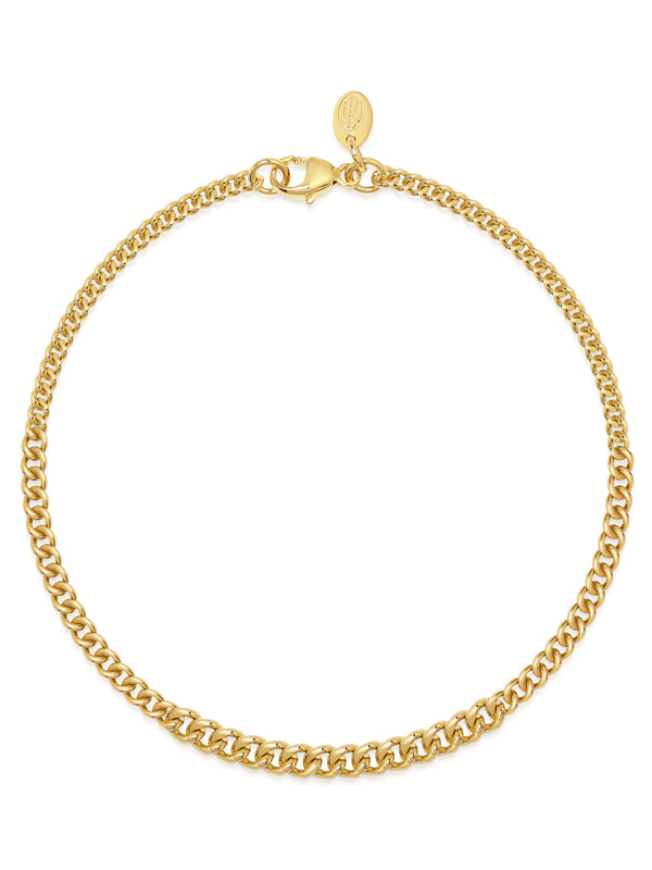 The Boston Graduating Curb Bracelet by East London jeweller Rachel Boston | Discover our collections of unique and timeless engagement rings, wedding rings, and modern fine jewellery.