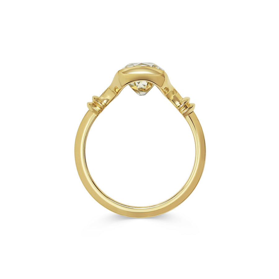 The X - OLWEN Ring by East London jeweller Rachel Boston | Discover our collections of unique and timeless engagement rings, wedding rings, and modern fine jewellery. - Rachel Boston Jewellery