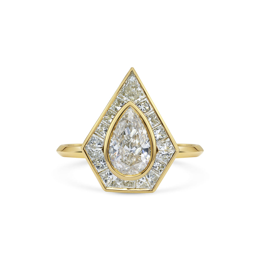 The X- Protego Ring by East London jeweller Rachel Boston | Discover our collections of unique and timeless engagement rings, wedding rings, and modern fine jewellery. - Rachel Boston Jewellery
