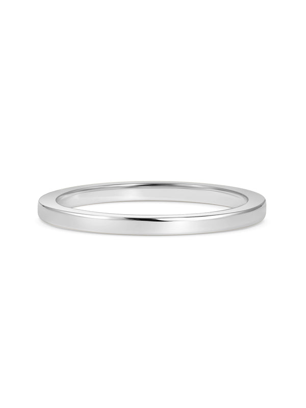 The Flat Band - 1.5mm by East London jeweller Rachel Boston | Discover our collections of unique and timeless engagement rings, wedding rings, and modern fine jewellery.