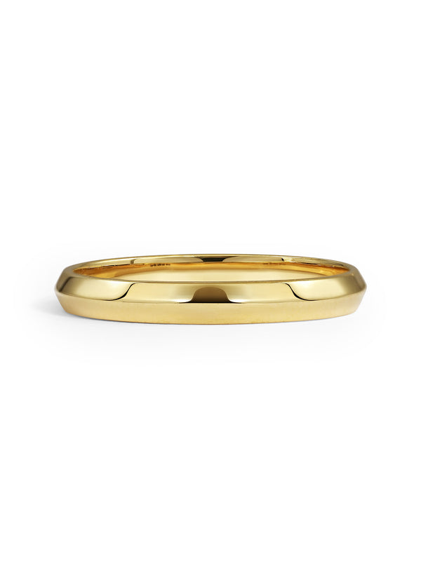 The Knife Edge Band - 2.8mm by East London jeweller Rachel Boston | Discover our collections of unique and timeless engagement rings, wedding rings, and modern fine jewellery.