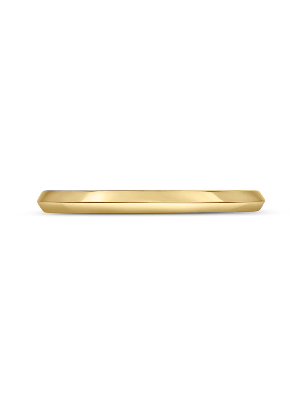 The Knife Edge Band - 2mm by East London jeweller Rachel Boston | Discover our collections of unique and timeless engagement rings, wedding rings, and modern fine jewellery.