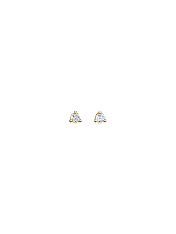 The 2mm Round Diamond Stud Earrings by East London jeweller Rachel Boston | Discover our collections of unique and timeless engagement rings, wedding rings, and modern fine jewellery.