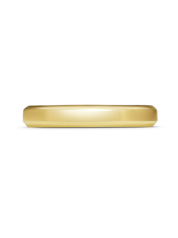 The Chamfered Edge Wedding Band - Polished - 3.7mm by East London jeweller Rachel Boston | Discover our collections of unique and timeless engagement rings, wedding rings, and modern fine jewellery.