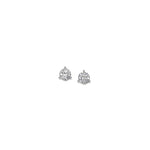 3mm Round Diamond Stud Earrings